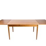 Dining Table With Extension Made In Teak, Danish Design From 1960s