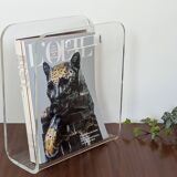 Acrylic magazine rack