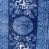 Tapis chinois ancien fait main 70x131 cm