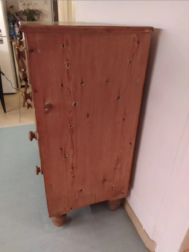 Old English pine wood dresser