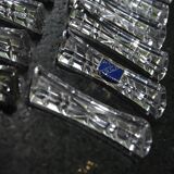 12 Fischer Bavaria crystal knife holders