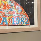 Old lithograph poster Javier Mariscal Carnival