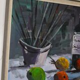 "Still Life, Wine and Fruit  " by Bronstolf.