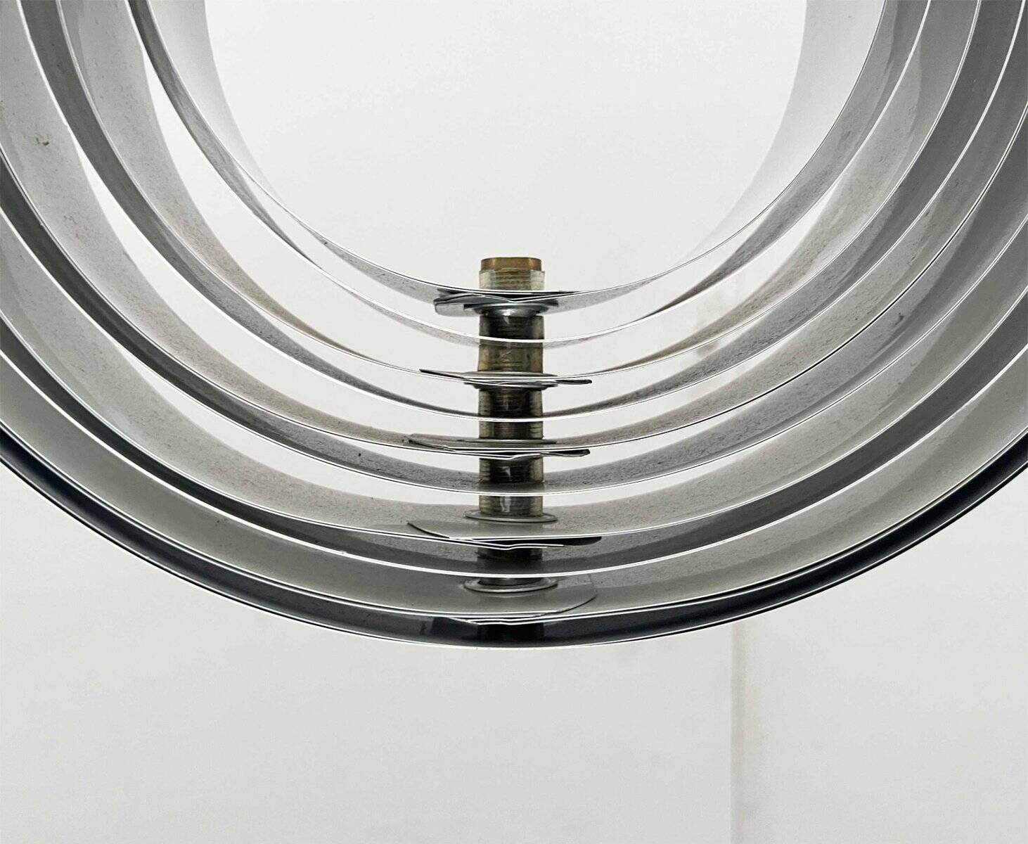 Mid-century modern moon pendant lamp from East Germany by Verner Panton for Erjoka, 1960s.