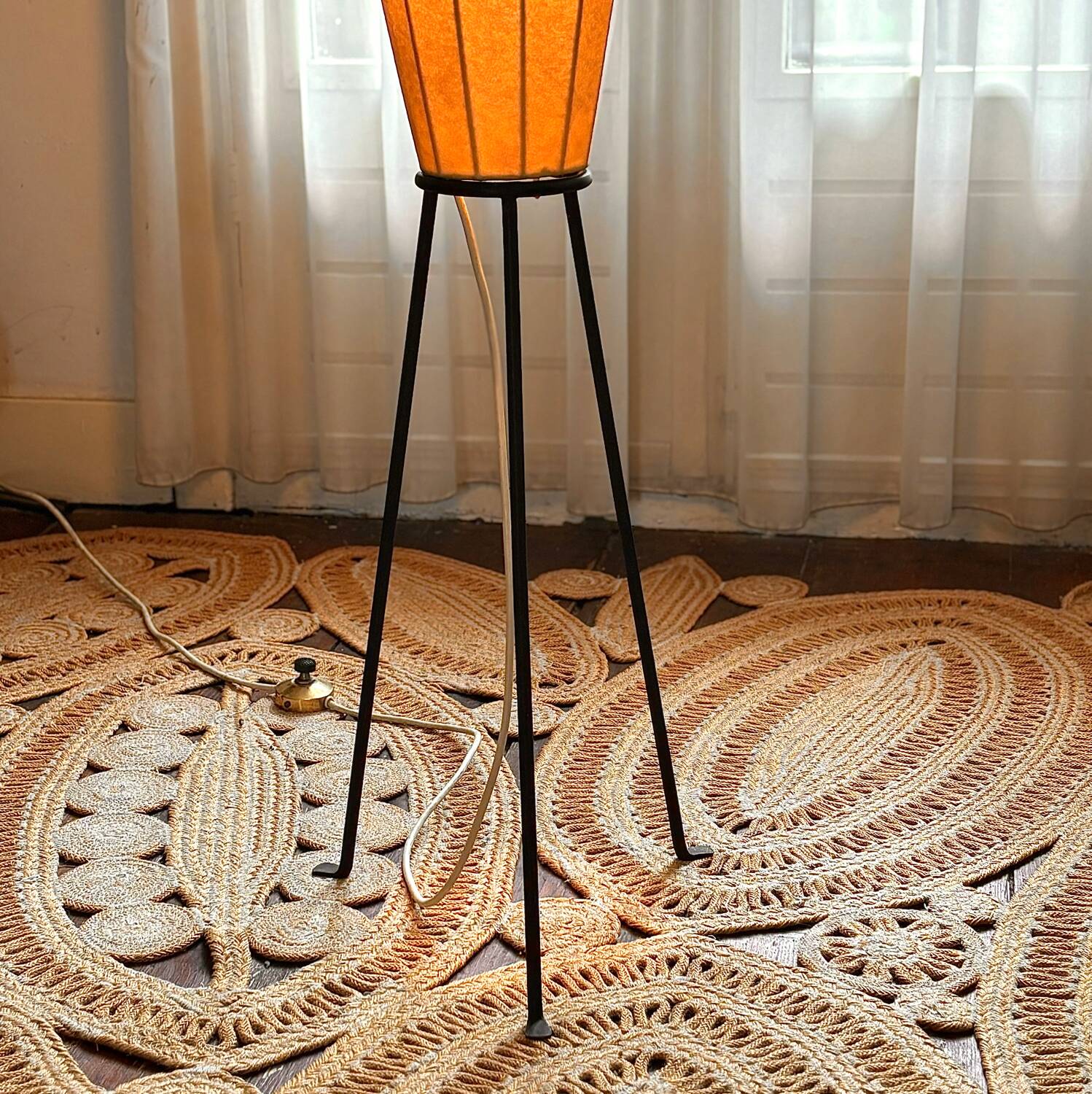 Cocoon Rocket Tripod Floor Lamp by H. Klingele for Artimeta