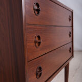 Commode danoise en palissandre du milieu du siècle, années 1960