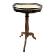 Louis XVI style side table in beech and marble, 20th century.