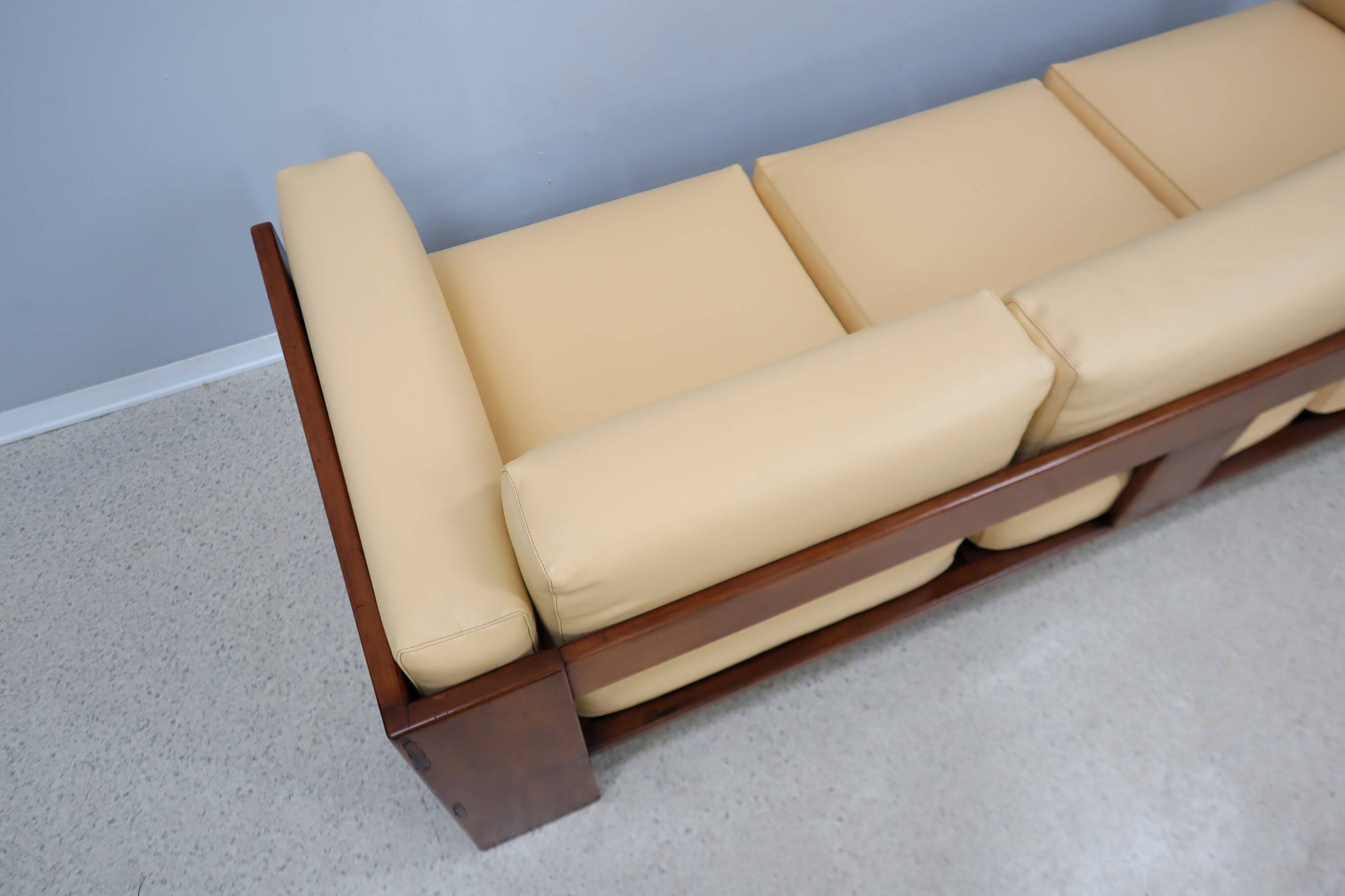 Afra & Tobia Scarpa Bastiano leather sofà GAVINA 1960s