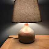 Lampe en grès céramique vintage