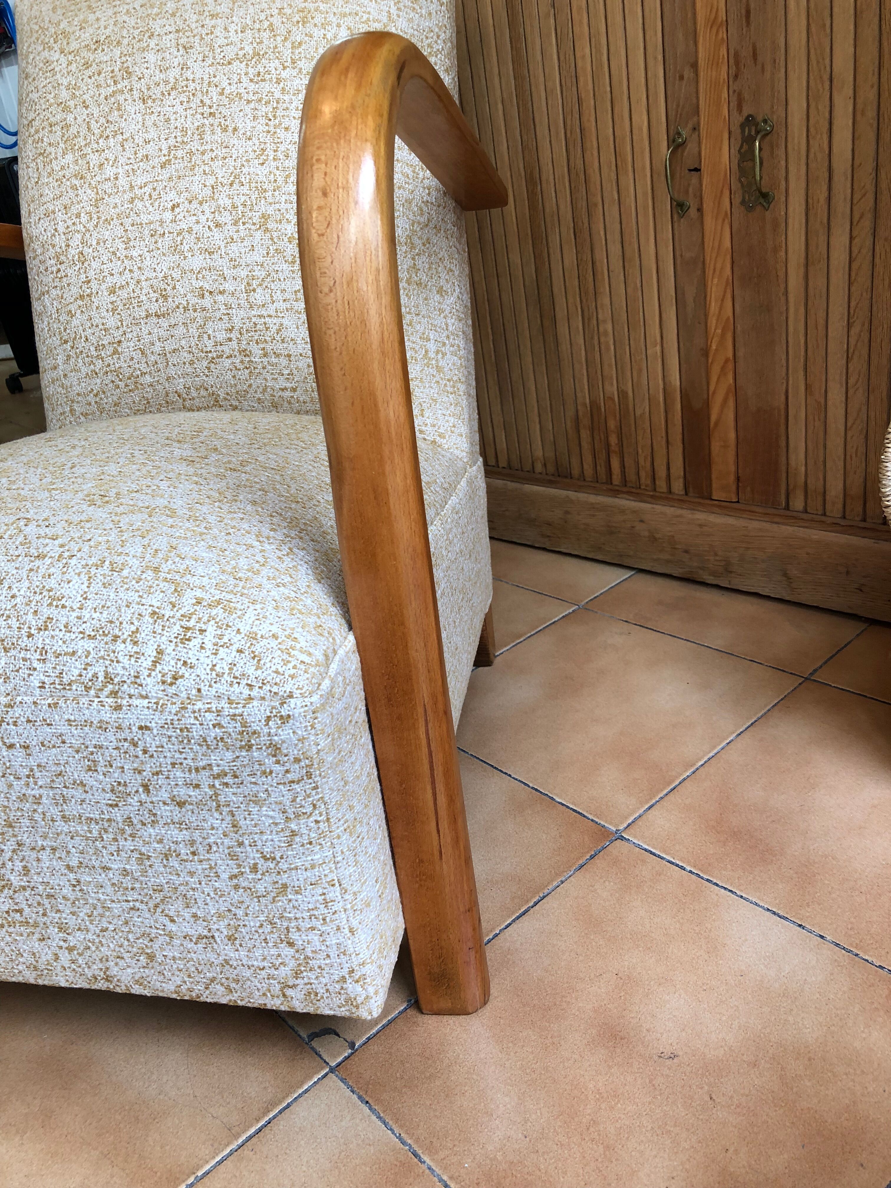 Fauteuil Art déco - années 30 rénové