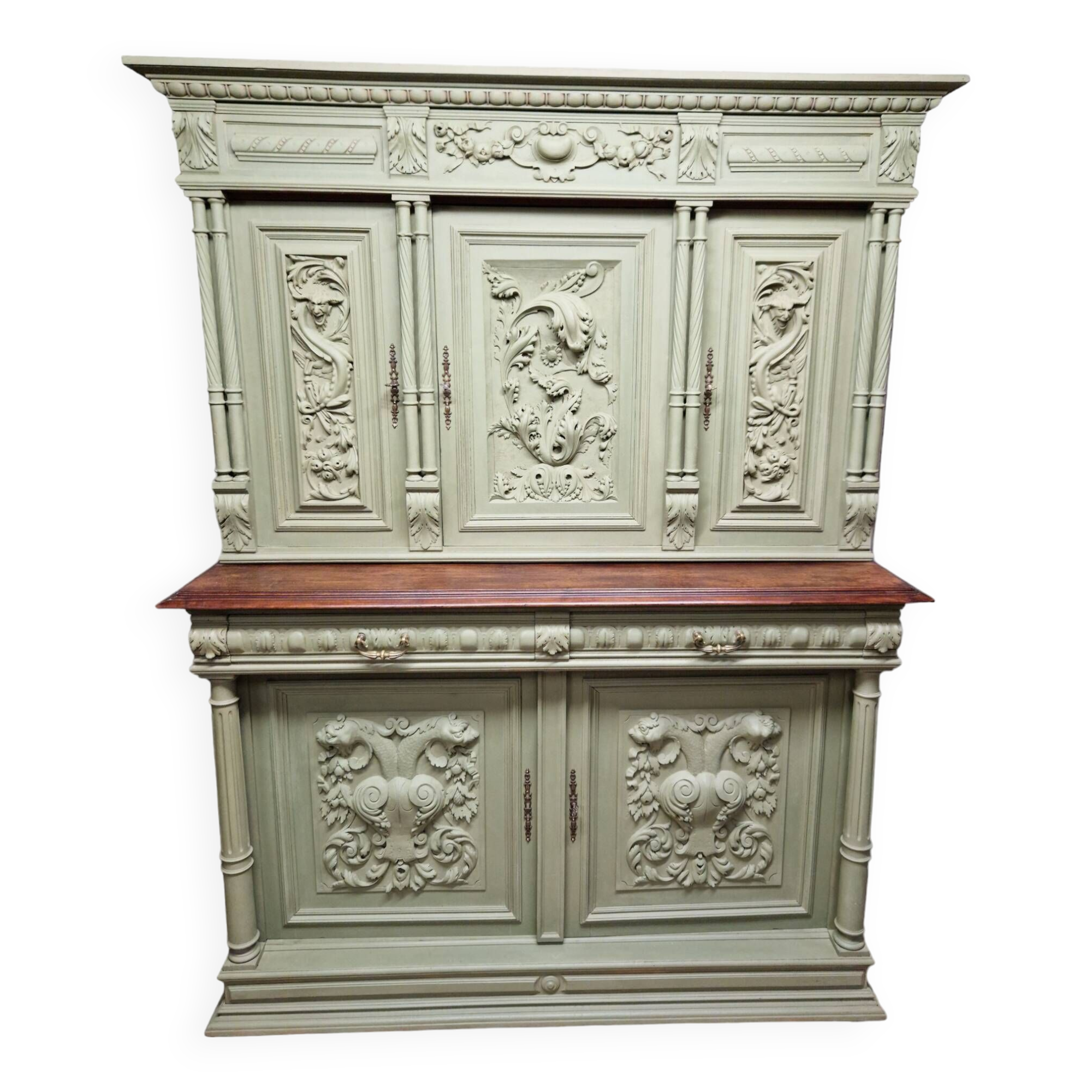 Buffet 2 corps style Henri II
