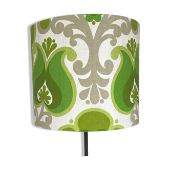 Green Thistle Lampshade H30 D35 - Vintage Fabric