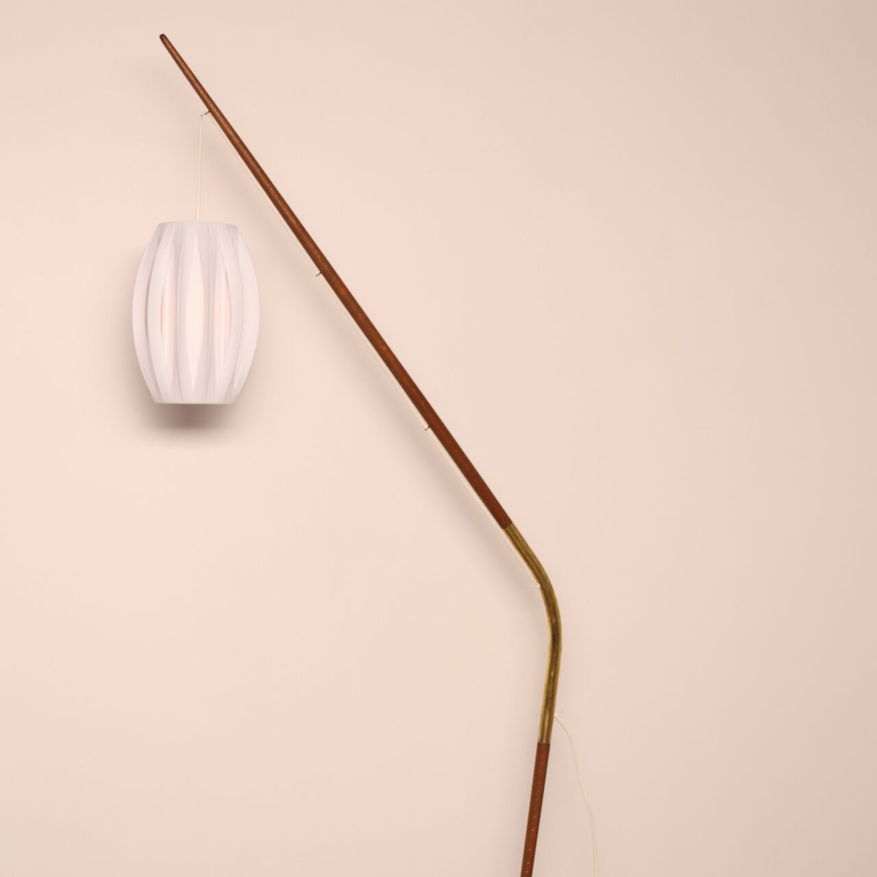 Floor lamp 'Fishing Pole' by Svend Aage Holm Sorensen - Denmark - 1950's