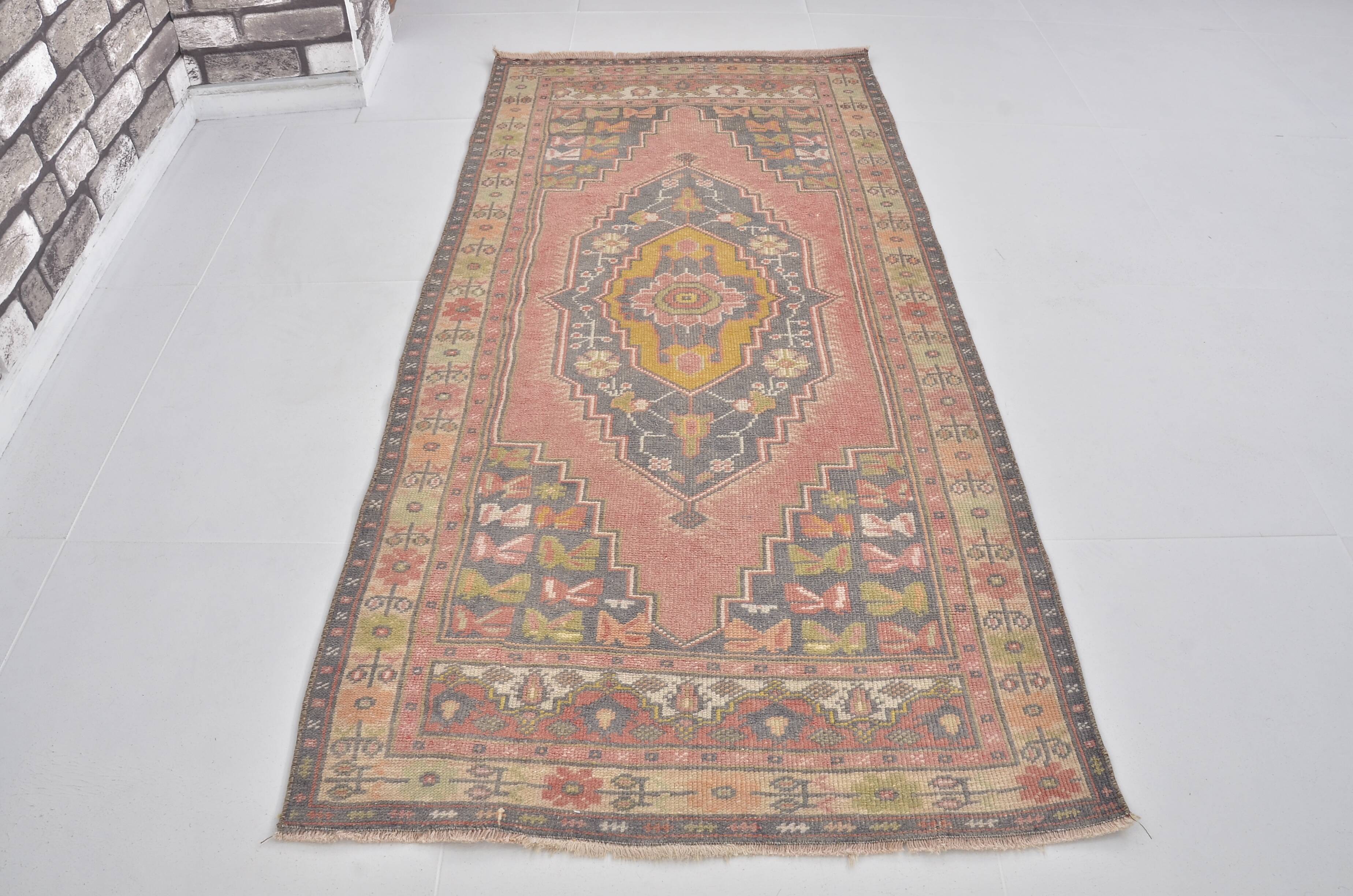 Floral Vintage Handknotted Area Rug sku 2466