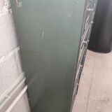 10-compartment metal locker with hinged door from the 50s
