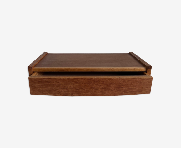 Étagère murale vintage en chêne danois