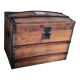 Old domed travel trunk