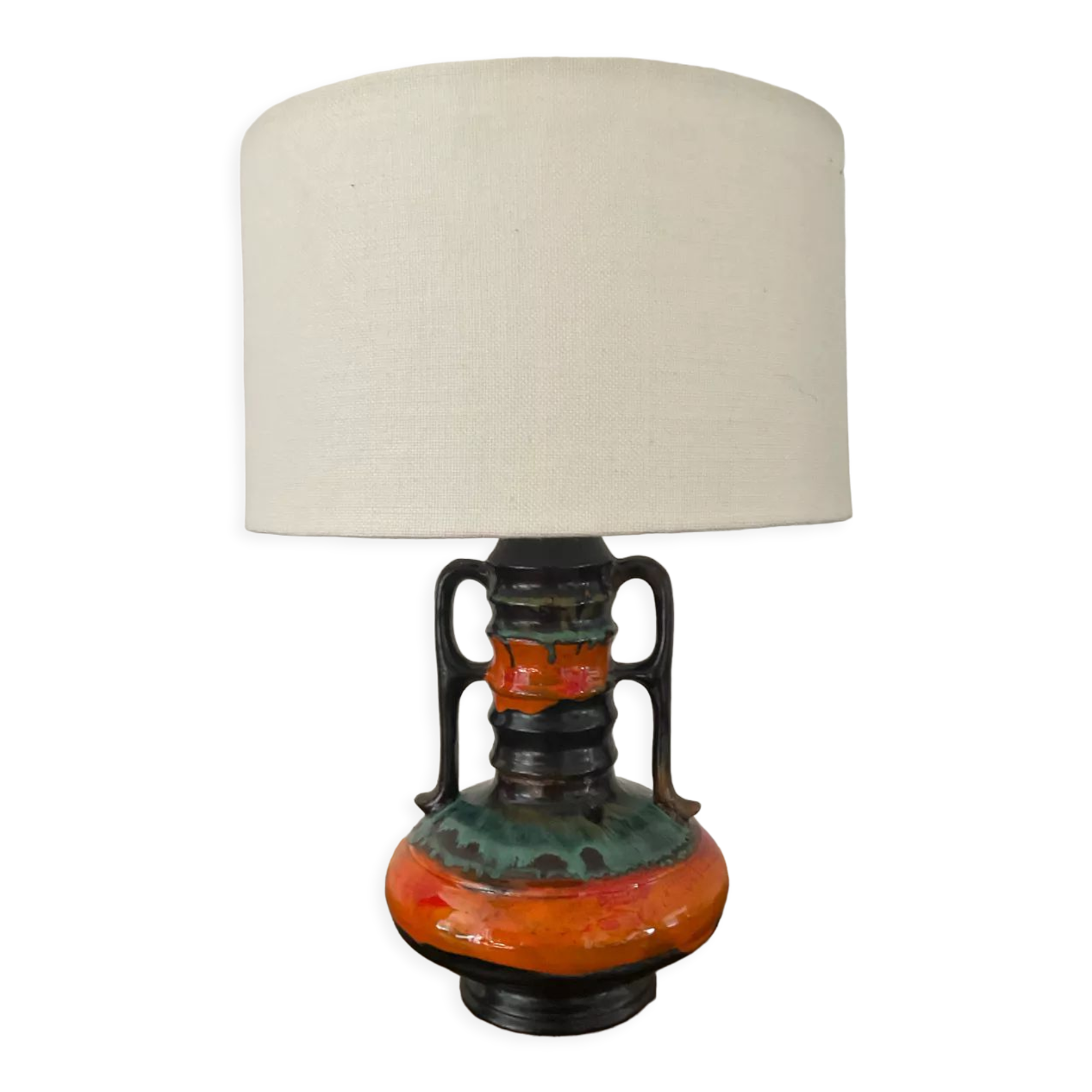 Vintage ceramic lamp 70s