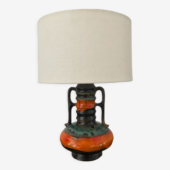 Lampe vintage en céramique années 70