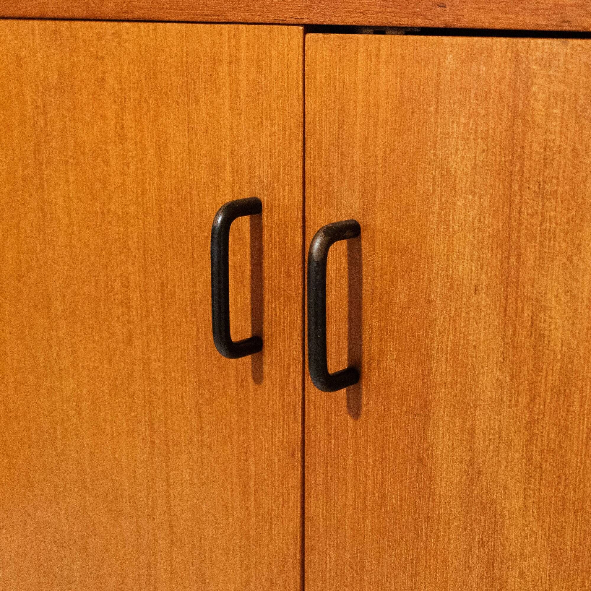 1960s Vintage Teak Sideboard with Drawers in Scandinavian Style