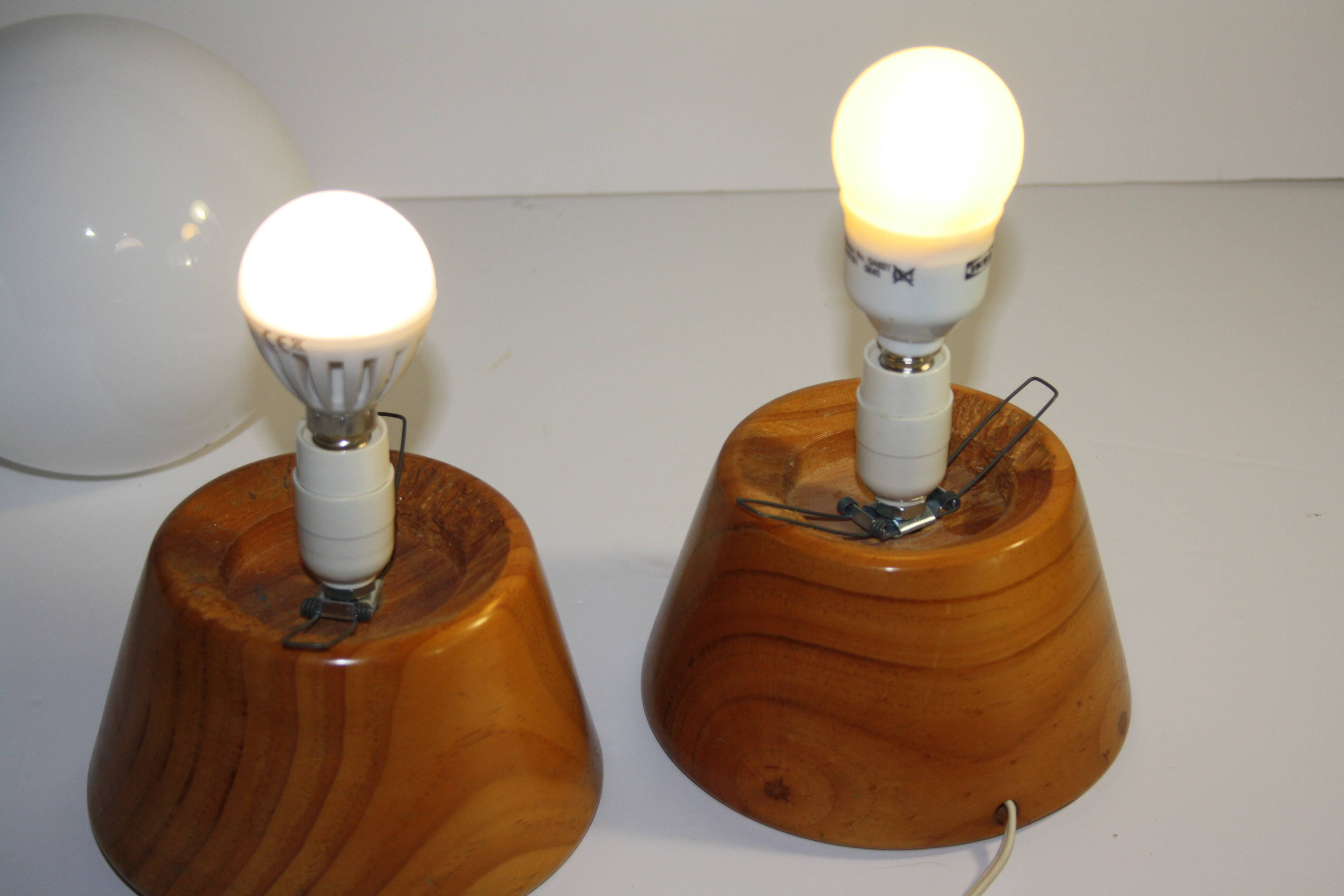 Pair of bedside lamps