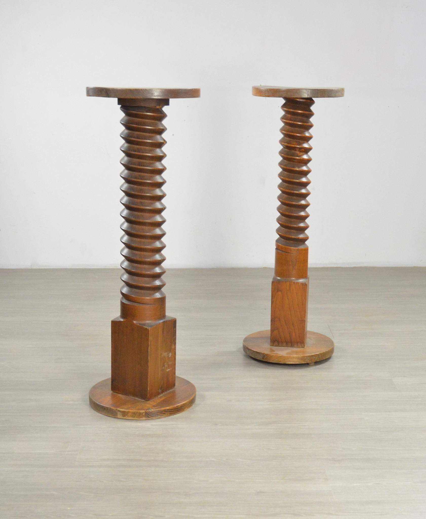 Pair of extra tables or Early 20th-century French picks