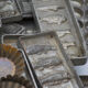 Lot de trente-huit moules chocolatier / patissier 1930