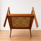 Vintage Danish Illum Wikkelsø teak lounge chair model 20