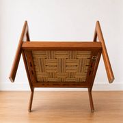 Vintage Danish Illum Wikkelsø teak lounge chair model 20