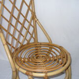 1950s rattan chair