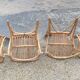 4 chaises bambou sixties /seventies