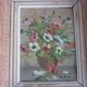 Painting painting bouquet flowers signed L.Audrey