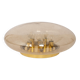 plafonnier en verre fumé par Limburg, Allemagne, années 1960