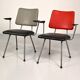 Chaises à cadre tubulaire, ensemble de 2