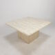 Italian Travertine Coffee Table, 1980s