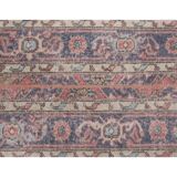 Vintage Turkish rug from Oushak, handwoven 66x730 cm
