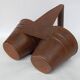 Antique Double Iron Metal Pot