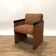 1980s armchair, reupholstered