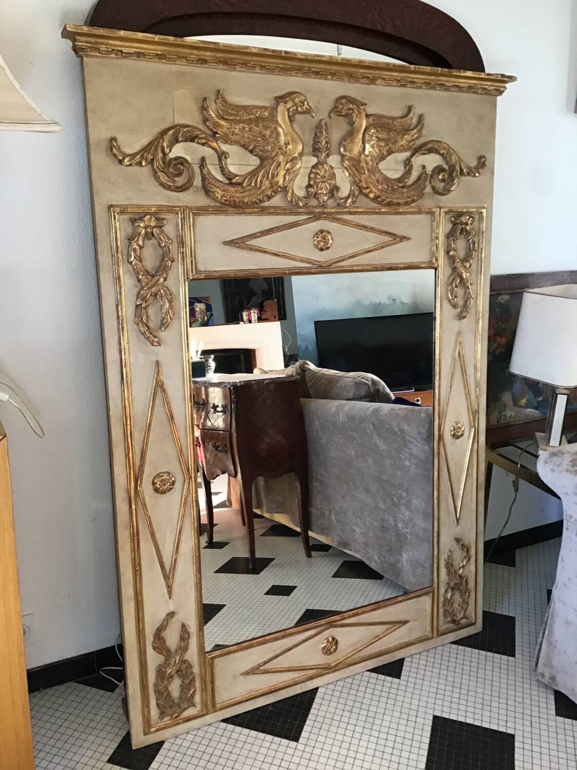 Trumeau mirror