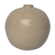 Vase boule céramique craquelée