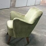 Chair years 50-60 Organic Green vintage