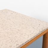 Vintage travertine dining table from Stilwood, Italy 1970