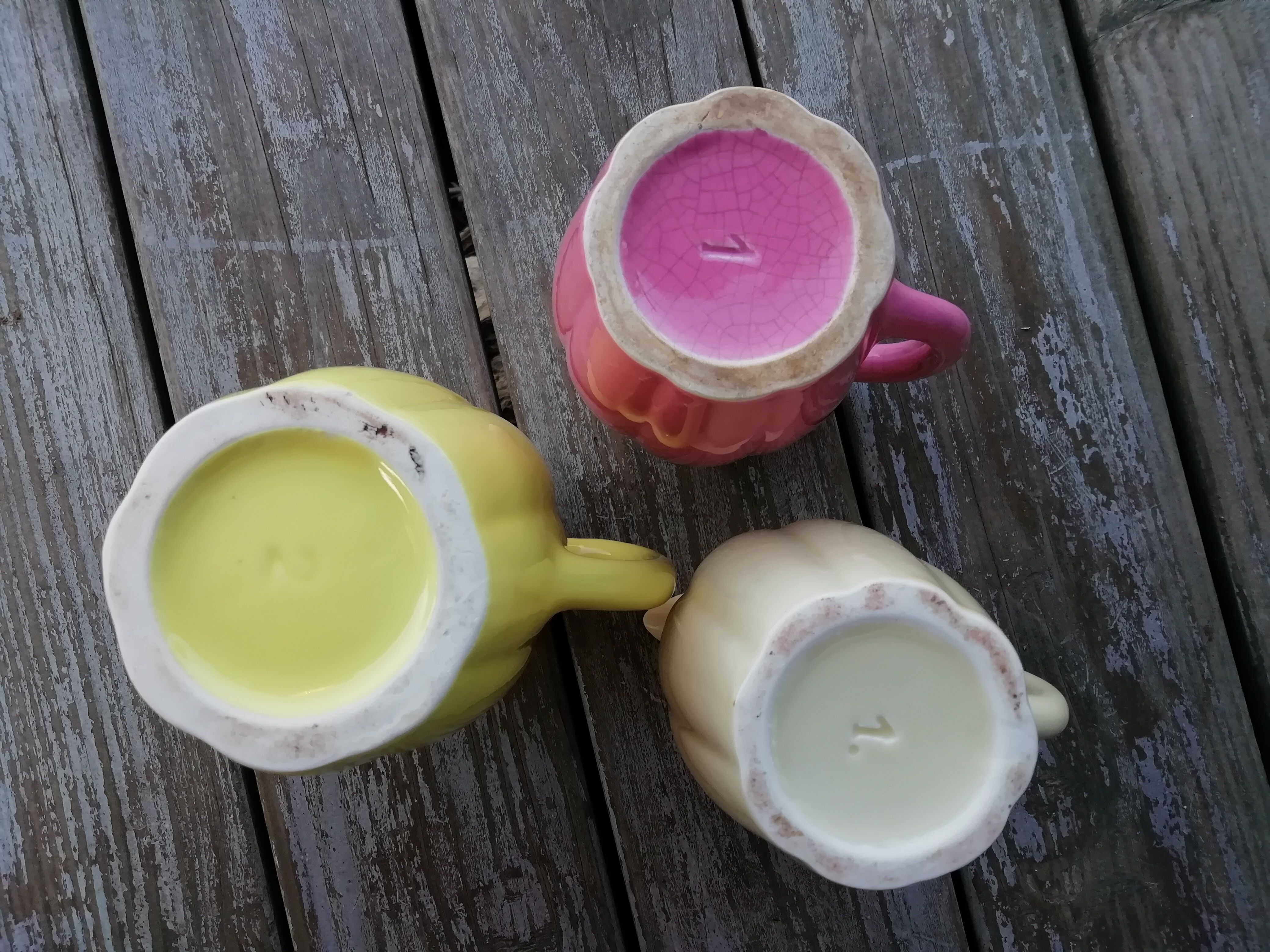 Lot of teapot sarreguemines