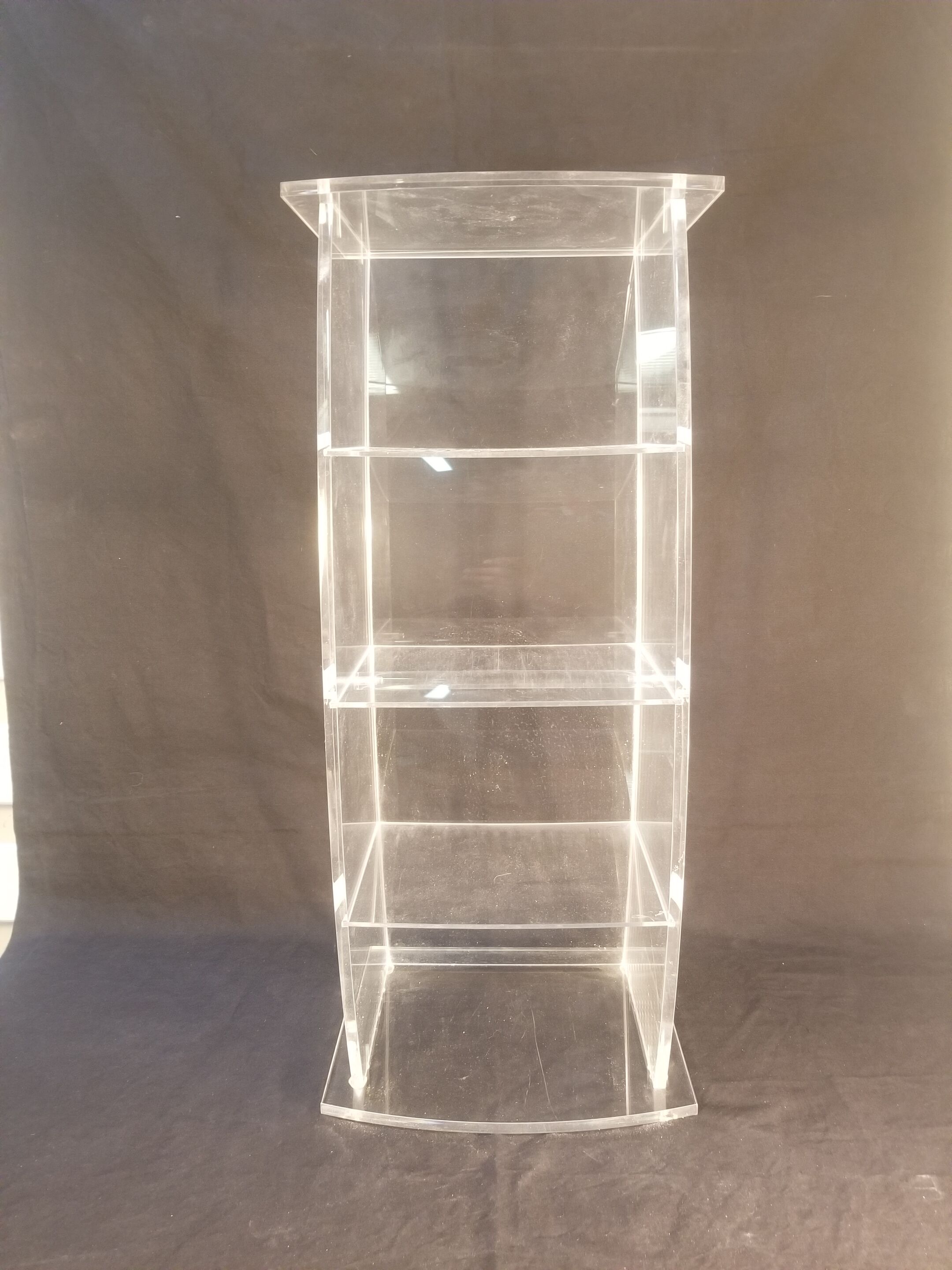 Plexiglas CD storage column - Vintage design 80s