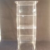 Plexiglas CD storage column - Vintage design 80s