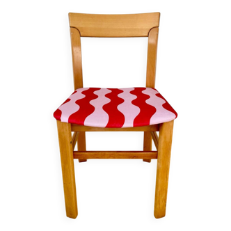 Solid elm chair from the 1970s