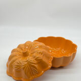Pumpkin ceramic tureen 🎃, BCI, Brittany, vintage