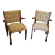 Pair of Bow Wood bridge armchairs