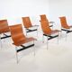 Vintage Italian T-Chairs from ICF De Padova, 1960s, Set of 6