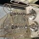 Pair of vintage silver metal candlesticks